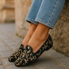 Mocassini Hermes in seta