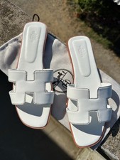 Ciabatte Oran Hermès marroni