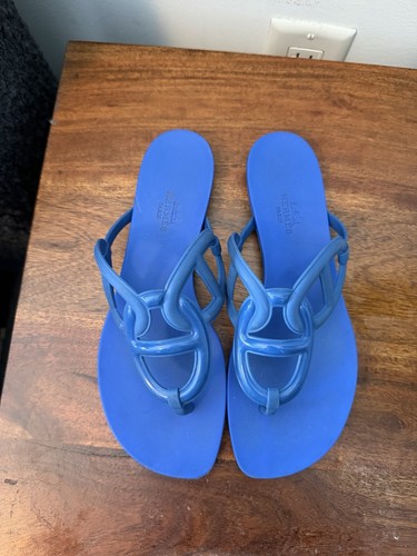 Hermès sandali donna blu - , con