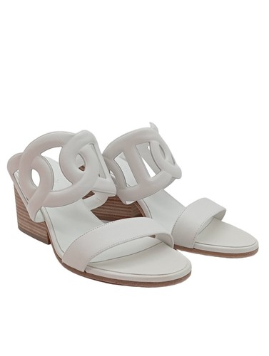Hermès sandalo con - con, tacco