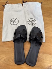 Hermes Black Leather Comfort